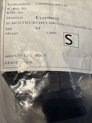 3x Lütze VARIO VK6 Gummimodul Cablefix 5,5–6,5mm neu