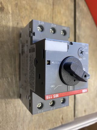 ABB MS116-1.6 MOTORSCHUTZSCHALTER AUSLÖSEKLASSE 10A, 1.0 ... 1.6 A 1SAM250000R102