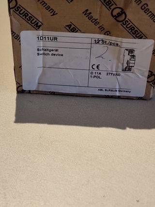 ABL Sursum 1D11UR Leitungsschutzschalter 11A 277VAC neu6