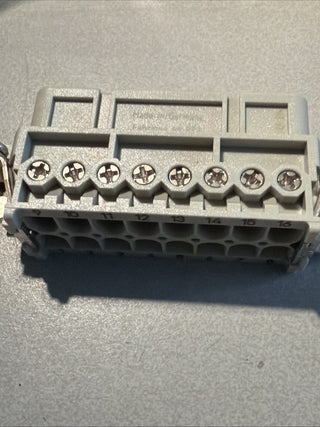 4x HARTING HAN 16A-F 10A 600V Steckverbinder1