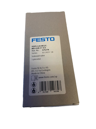 Festo Magnetventil VUVS-L20-M32C-MD-G18-F7-1C1 (Art.-Nr. 575274) – NEU & OVP0