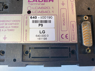 LAUER LCA 640.1 Terminal | LCA 640-i 00190 | HMI Textanzeige | Top Zustand4