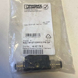 SAC-M12T/2XM12 PB DP 1507780 PHOENIX CONTACT T-Steckverbinder1