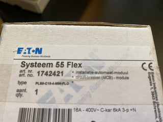 Eaton 1742421 Leitungsschutzschalter MCB C16 4-polig Systeem 55 FLEX - NEU & OVP0