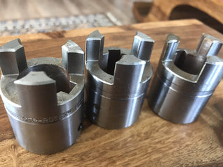 4x KTR ROTEX 19 Kupplungsnabe Stahl 020195102400 | Bohrung Ø 24mm H7 Nut7