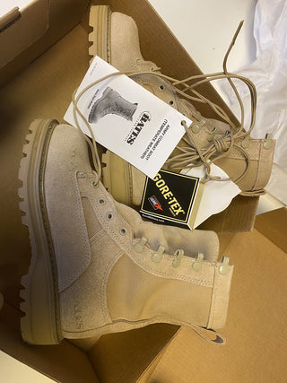 Bates 03-D-0321 US Army Desert Tan Wildleder Segeltuch Schnürung Kampfstiefel 412