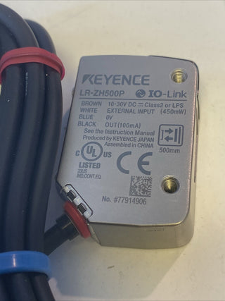 KEYENCE LR-ZH500P CMOS Lasersensor - Neu & OVP - 500mm PNP3