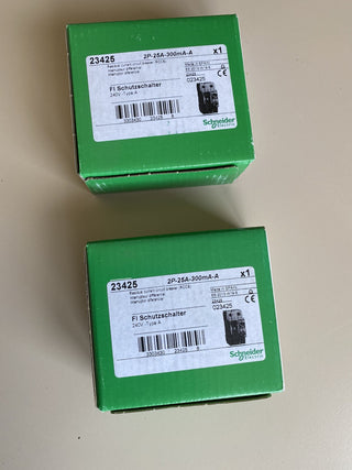 FI 2P-25A-300mA-A Fehlerstromschutzschalter 25A 0,3A 2pol.2