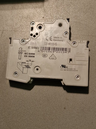2xSiemens 10A Leitungsschutz-Schalter Circuit Breaker 230/400#111