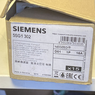 Siemens Sicherungssockel 5SG1302 D01 16A 250V 400AVC /4