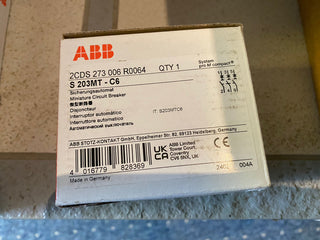 ABB Sicherungsautomat 2CDS273006R0064 Typ S203MT-C63