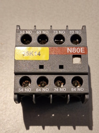 1x ABB N80E Hilfsschütz Schütz 8 Schließer 230V Spule Schütz #2 GEBRAUCHT0