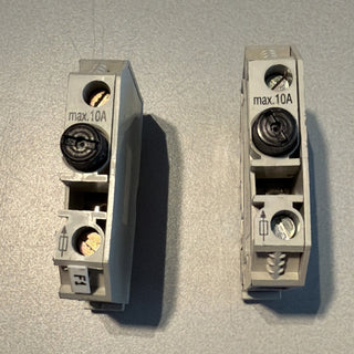 2x Wieland Sicherungs-Reihenklemme WK 10/Si U 5x20 (250V / 10A)3