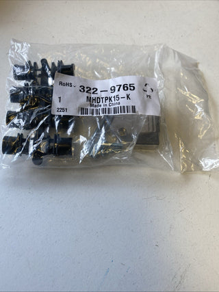 MH Connectors MHDTPK15-K D-Sub Gehäuse | 15-polig | Gerade | NEU & OVP