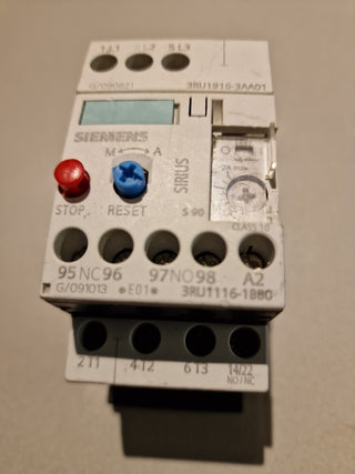 Siemens SIRIUS 3RU1116-1BB0 + 3RU1916-3AA01 TOP ZUSTAND0