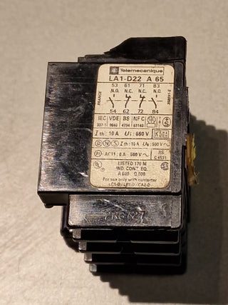 Telemecanique LA1-D22-A65 Hilfskontaktblock Hilfsschalter LA1D22A65 – Gebraucht3