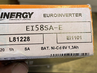 Linergy Euroinverter EI58SA-E | Notlicht-Einsatz für 18W, 36W, 58W | NEU1
