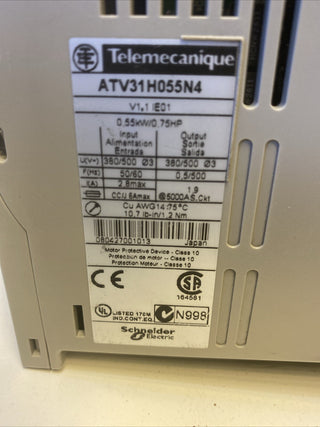 Telemecanique / Schneider electric ATV31H055N4  / *058724 Frequenzumrichter - 0,3