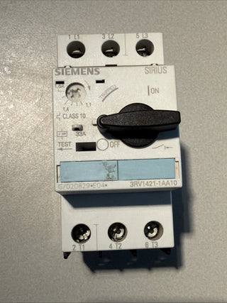 Siemens SIRIUS Leistungsschalter 3RV1421-1AA10 | Trafoschutz 1,1 - 1,6A | S07