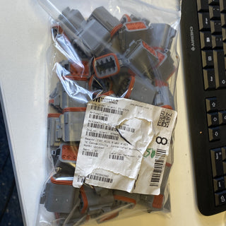 50x Deutsch DT Steckverbinder Set | 8-polig | Grau | Wasserdicht IP687