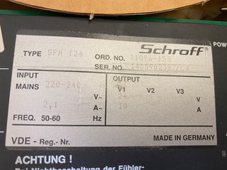 Schroff SPN 124 Netzteil (11096-153) – Neu: Sonstige5