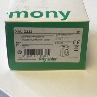 Schneider Electric Harmony XALD222E komplette Befehlsstation (2 Taster) NEU1