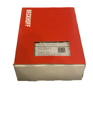 Beckhoff KL2541 | 1-Kanal-Schrittmotor-Busklemme 5A, 48V DC, m. Encoder – NEU & 