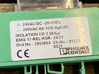3X Phoenix Contact EMG 17-REL/SG-B 24/21/M Relaisbaustein Nennspannung: 24 V/DC0