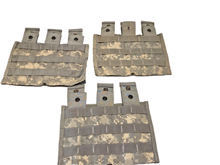 LOT von 3 US Military Molle II Triple Mag Pouch ACU Digital NSN 8465-01-525-059811