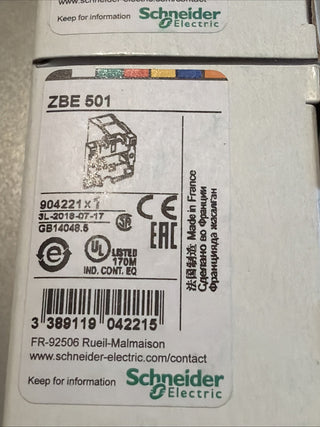 Bild ZBE501 Schneider Electric Hilfsschalter, Kontaktblock, Harmony XB4 und XB5,0