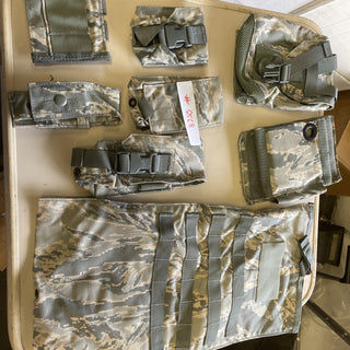 6x US Army GCS Pouches Taschen Set Molle Weste Koppel Tragesystem Selten NEU13