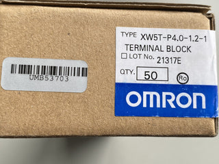 50x OMRON XW5T-P4.0-1.2-1 Durchgangsklemmen – NEU & OVP0