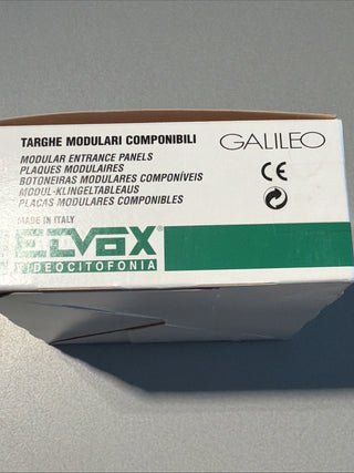 Vimar / Elvox Galileo 8011 Türsprechmodul Audio 1 Taste – neu mit OVP4