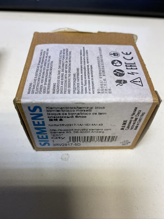 Siemens Klemmenblock 3RV2917-5D Zubehör für Sirius System2