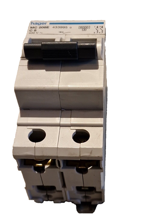 Hager MC208E C8 Leitungsschutzschalter 8A 2-polig 400V gebraucht0