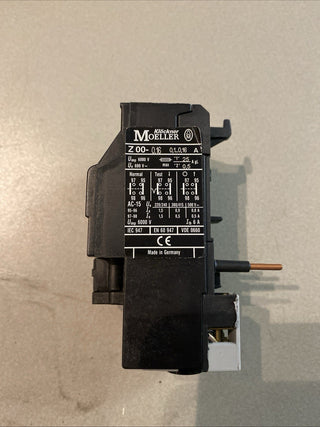 Klöckner Moeller Z00-0,16 Motorschutzrelais / Überlastrelais (NEU - Unbenutzt)