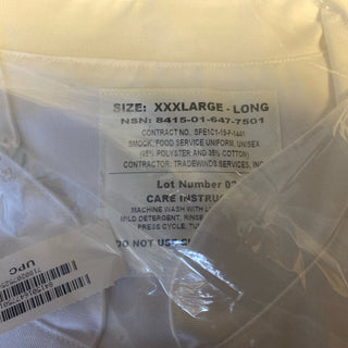 Kochjacke weiß langarm Gr. XXXL Bäckerjacke Kochbekleidung Bäcker Imbiss Grill2
