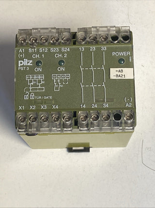 Pilz PST3 Sicherheitsrelais 420280 Schutztürwächter 24VDC 3S – gebraucht