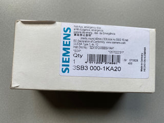 Siemens SIRIUS 3SB3000-1KA20 Not-Halt-Taster / Not-Aus – NEU & OVP0