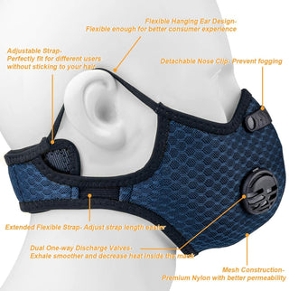 Astro LF2014 Sportmaske  Sportler Maske Wieder verwendbar6