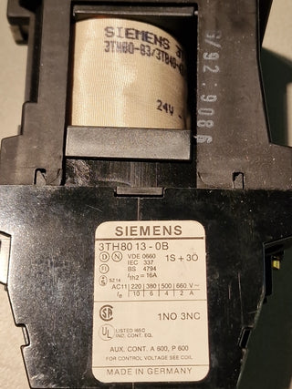 Siemens Hilfsschütz 3TH80 – 24V ungebraucht2