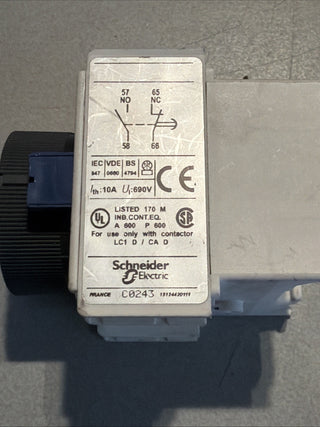 Telemecanique LADR4 Zeitblock Verzögerungsblock 10-180s 1S/1Ö Schütz SPS PLC Geb4