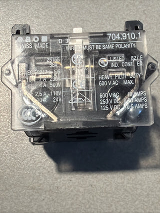 2x 704.910.1 Kontaktelement 22mm 04 -40-55°C für Frontelement Kontakte: NO EAO5