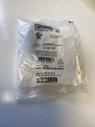 Phoenix Contact M12-Stecker SACC-M12MS-8CON-PG9-M (Art.-Nr. 1513334) – NEU & OVP