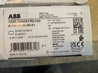 ABB AF38ZB-30-00-21 Leistungsschütz | 1SBL296061R2100 | NEU & OVP1