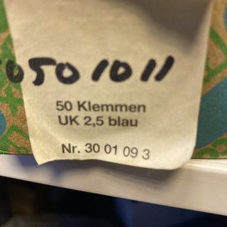 50x Phoenix Contact Durchgangsklemme UK 2,5 B BU (Blau) – 30010933