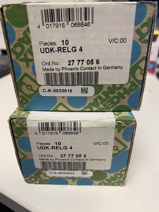 10x Phoenix Contact UDK-RELG 4 2777056 Durchgangsklemme neu1