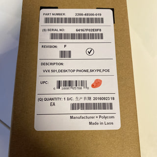 Polycom VVX 501 Multimedia Business IP Telefon – Neu & OVP – Gigabit SIP VoIP0