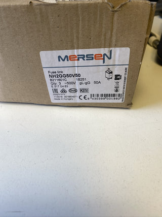 Mersen 1B251 NH-Sicherungseinsatz Gr.2 50A 500V gG 3St neu1