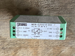 Phoenix Contact MCR-C-I/U-0-DCI Trennverstärker 2786160 0(4)-20mA gebraucht2